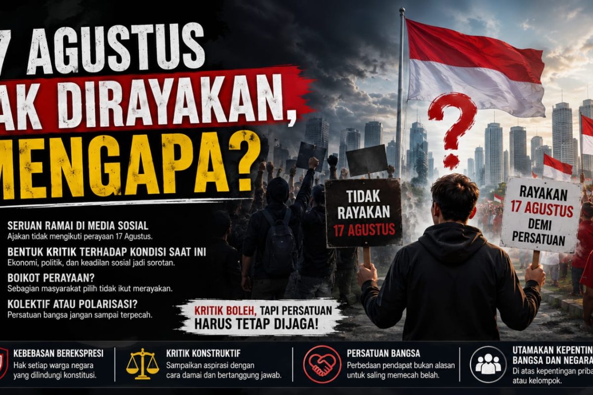 17 Agustus Tak Dirayakan, Mengapa?