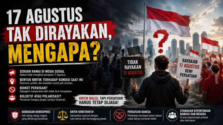 17 Agustus Tak Dirayakan, Mengapa?