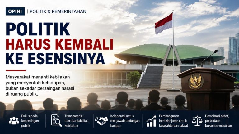 Politik Harus Kembali ke Esensinya